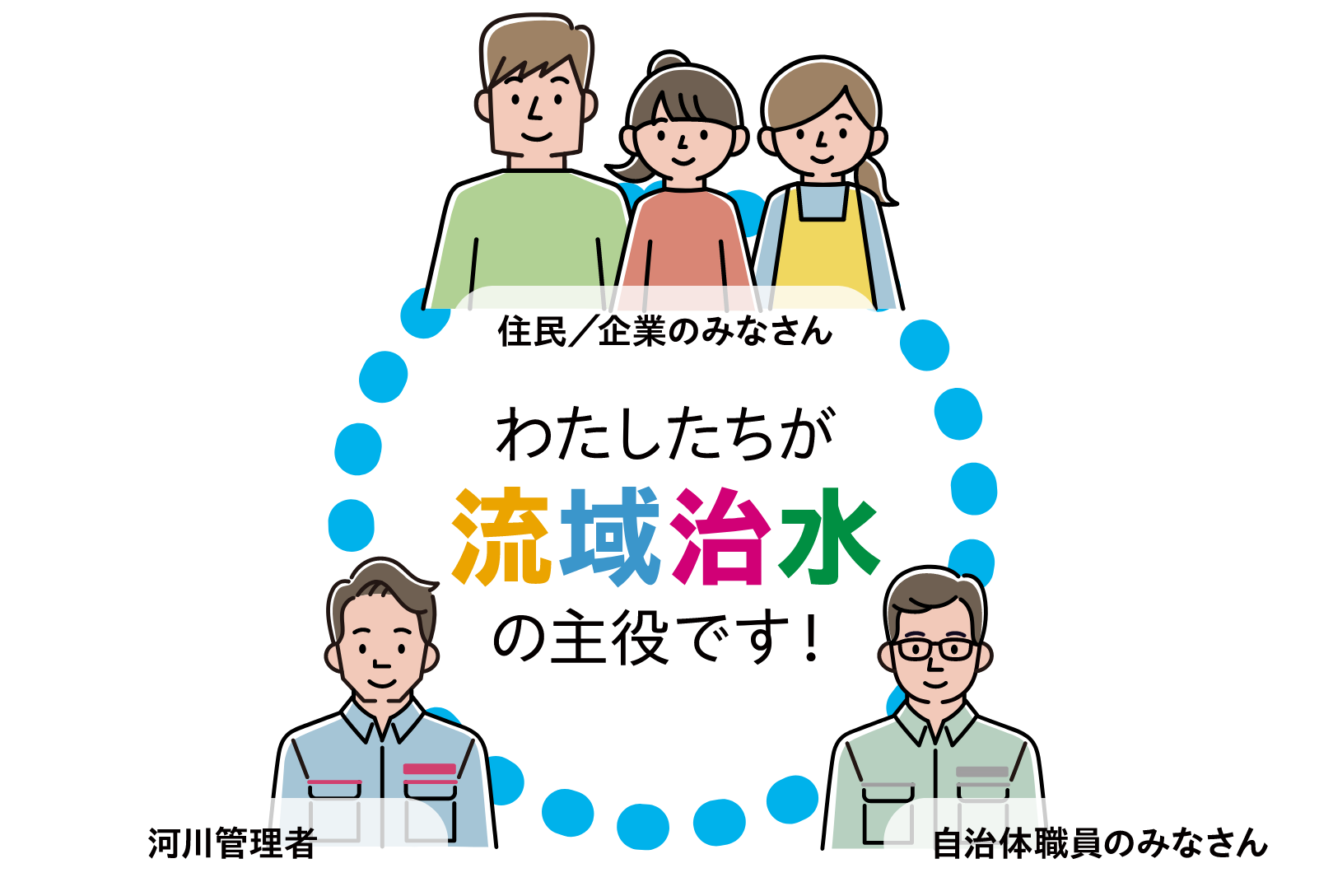 わたしたちが流域治水の主役です