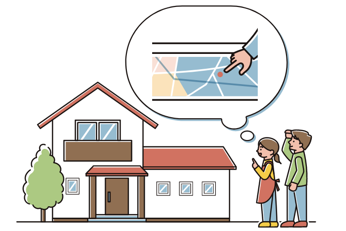 危険な場所に住まない選択